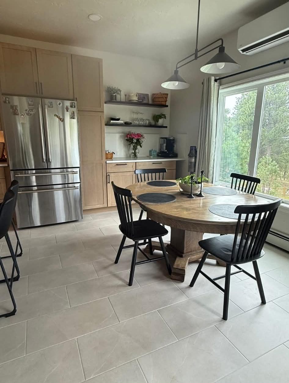 Kitchen and dining nook